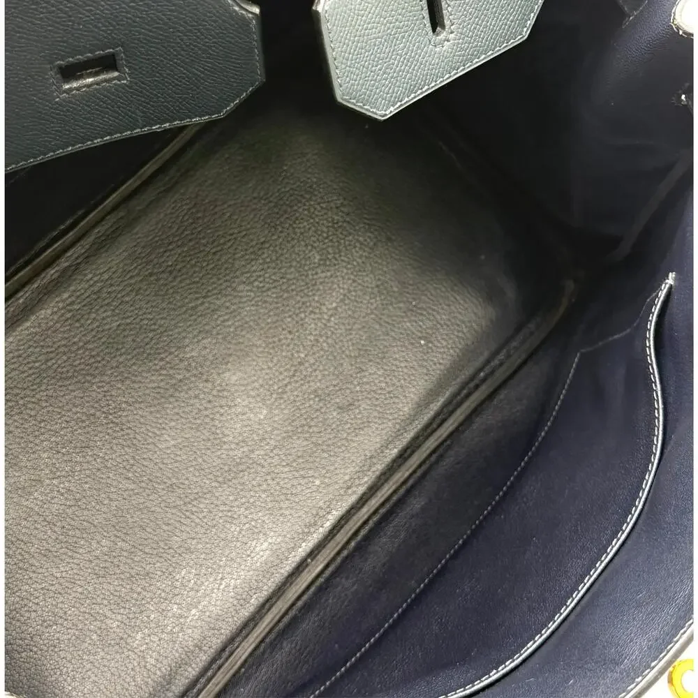 Birkin 35 Epsom Indigo - Picture 12 of 13